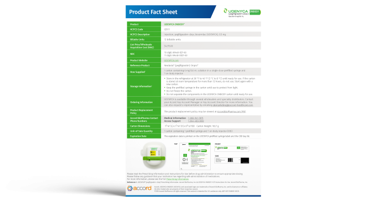 ONBODY Product Fact Sheet