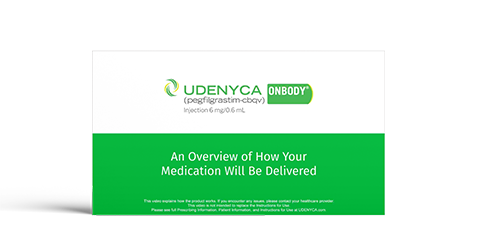 UDENYCA ONBODY 27-hour Dosing Sequence Video